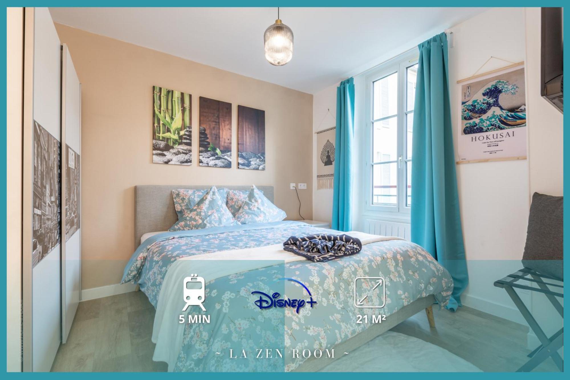 Sweethost - La Zen Room - Studio Proche Gare & Disneyland Lagny Esterno foto