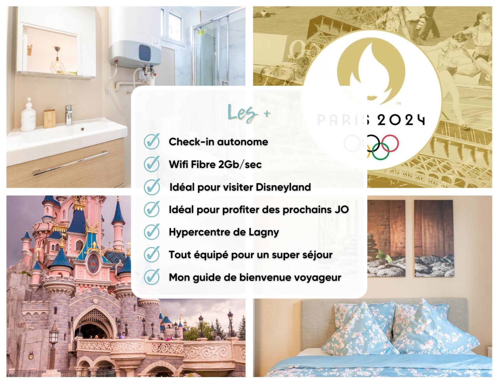 Sweethost - La Zen Room - Studio Proche Gare & Disneyland Lagny Esterno foto